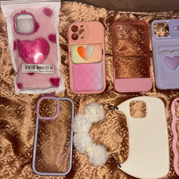 Iphone 13 Pro Max Cases/ Girly/ All Of Them Used Once/